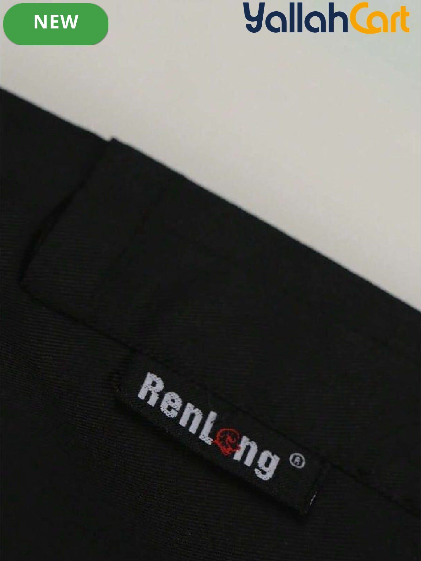 Men’s Short-Sleeve Double-Breasted Chef Jacket in Black (Size: AE XXS) – Breathable Kitchen & Restaurant Uniform