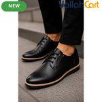 Men's Smart Casual Lace-Up Shoes – Black, Sepia & Navy Blue