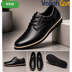 Men's Smart Casual Lace-Up Shoes – Black, Sepia & Navy Blue