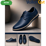 Men's Smart Casual Lace-Up Shoes – Black, Sepia & Navy Blue