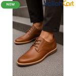 Men's Smart Casual Lace-Up Shoes – Black, Sepia & Navy Blue