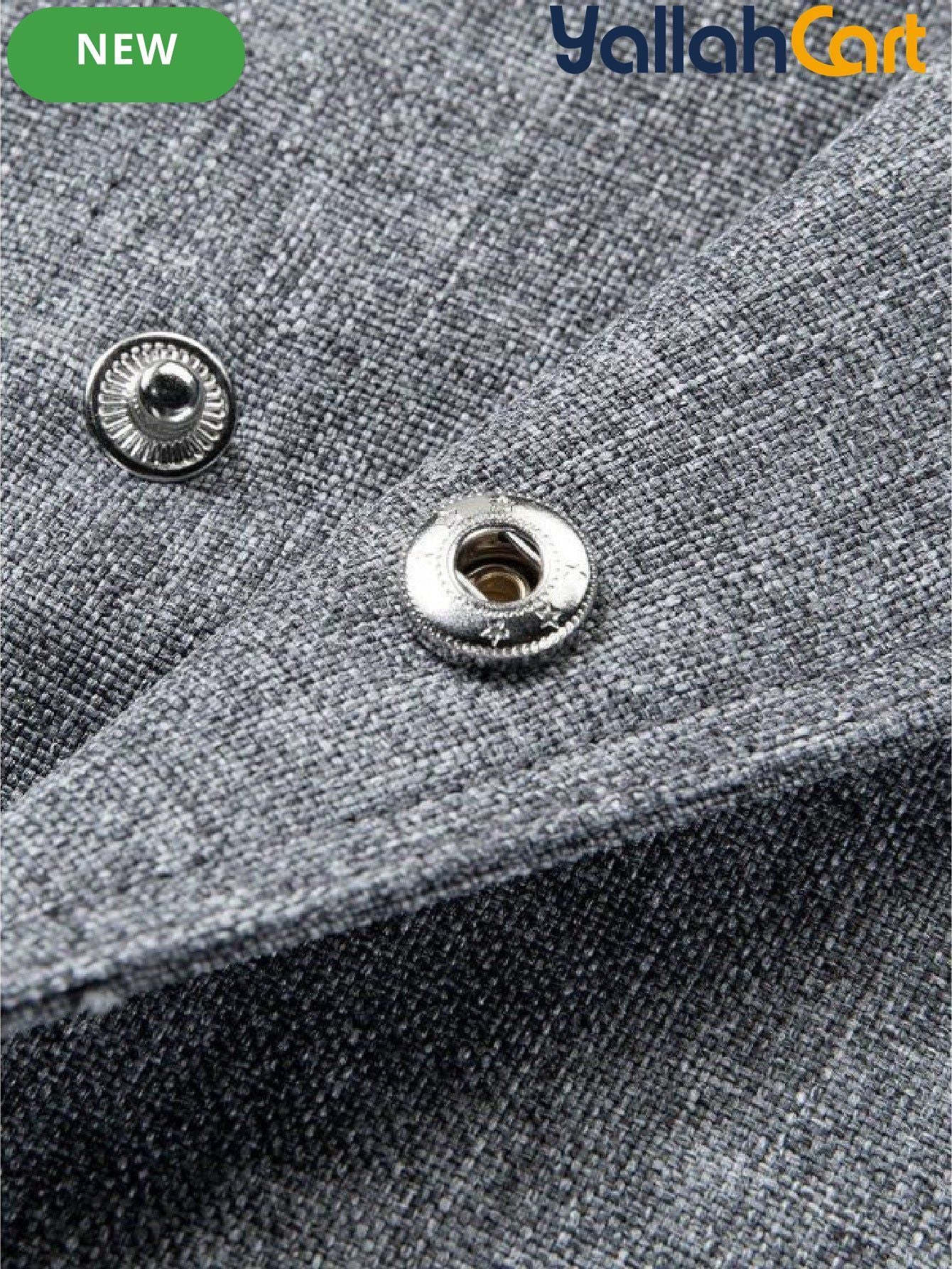 Men’s Short-Sleeve Breathable Gray Chef Jacket in Grey (Size: AE XXS) – Neck Button-Front Summer Mesh Uniform