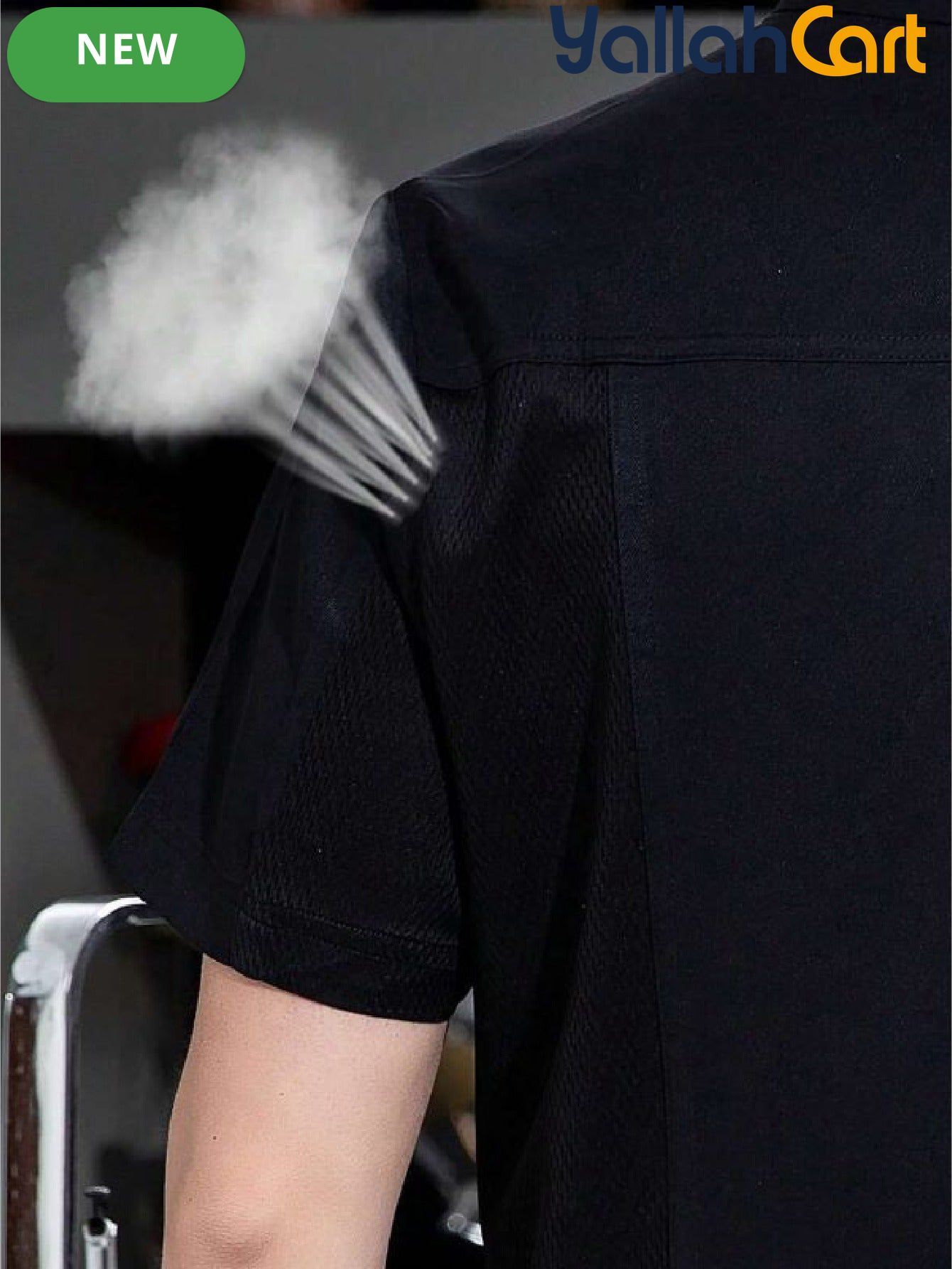 Unisex Short-Sleeve Chef Jacket in Mixed Colors (Size: AE XXS) – Breathable Snap-Back Summer Kitchen & Bakery Uniform