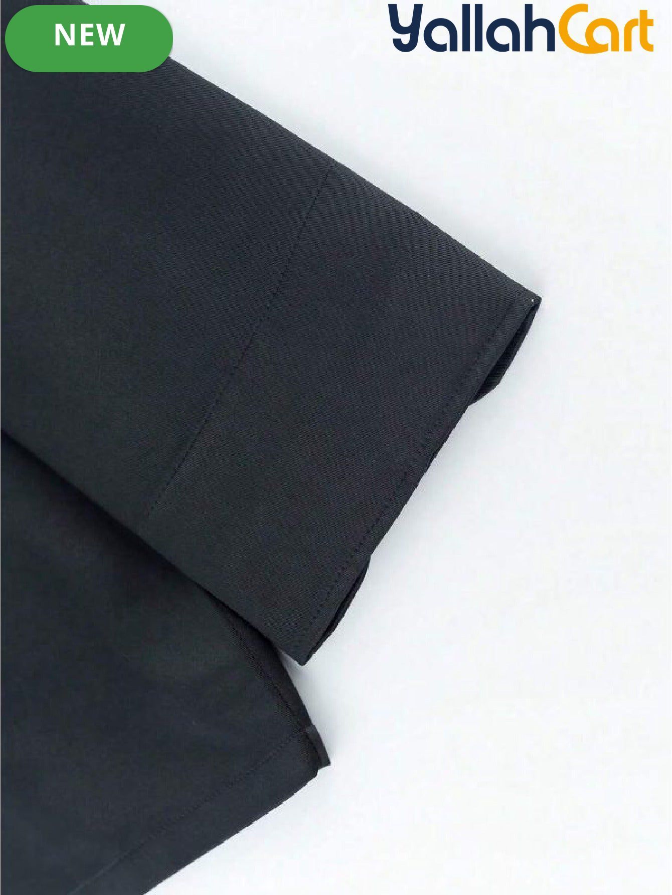 Unisex Long-Sleeve Chef Uniform in Black (Size: AE XXS) – Durable Anti-Pilling Machine-Washable Culinary Workwear