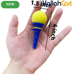 30PCS Mixed Color Ice Cream Ball Launchers – 10.16 cm Foam Ball Toys with Mini Ice Cream Cones, Party Favors, Carnival Prizes & Goodie Bag Fillers