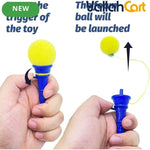 30PCS Mixed Color Ice Cream Ball Launchers – 10.16 cm Foam Ball Toys with Mini Ice Cream Cones, Party Favors, Carnival Prizes & Goodie Bag Fillers