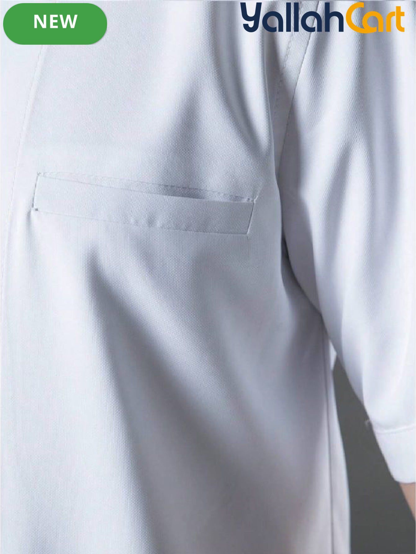 Luxury Short-Sleeve Chef Uniform in White (Size: AE XXS) – Lightweight Breathable Workwear for Executive & Head Chefs