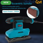 BONAI Electric Sander - 1000W, 7000-13000RPM Variable Speed, 90x187mm Sanding Pad, Self-Vacuum Dust Collection System, High-Power Handheld Sander for Woodworking, Metalworking & DIY