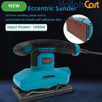 BONAI Electric Sander - 1000W, 7000-13000RPM Variable Speed, 90x187mm Sanding Pad, Self-Vacuum Dust Collection System, High-Power Handheld Sander for Woodworking, Metalworking & DIY