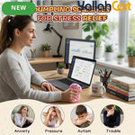 4-Pack Multi-Color Ball Squishies – Fidget Sensory Stress Balls with Cute Paw Bon Design for Kids & Adults, Relaxation & Everyday Squeeze Play
