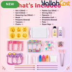 Bright Pink DIY Squishy Toy Making Kit for Kids - Create Your Own Sensory Fidget Toy, Creative Craft Activity Set, Stress Relief Squishy Kit, Fun Gift for Boys & Girls, Classroom Prizes & Party Favors