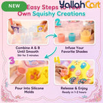Bright Pink DIY Squishy Toy Making Kit for Kids - Create Your Own Sensory Fidget Toy, Creative Craft Activity Set, Stress Relief Squishy Kit, Fun Gift for Boys & Girls, Classroom Prizes & Party Favors