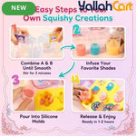 Bright Pink DIY Squishy Toy Making Kit for Kids - Create Your Own Sensory Fidget Toy, Creative Craft Activity Set, Stress Relief Squishy Kit, Fun Gift for Boys & Girls, Classroom Prizes & Party Favors