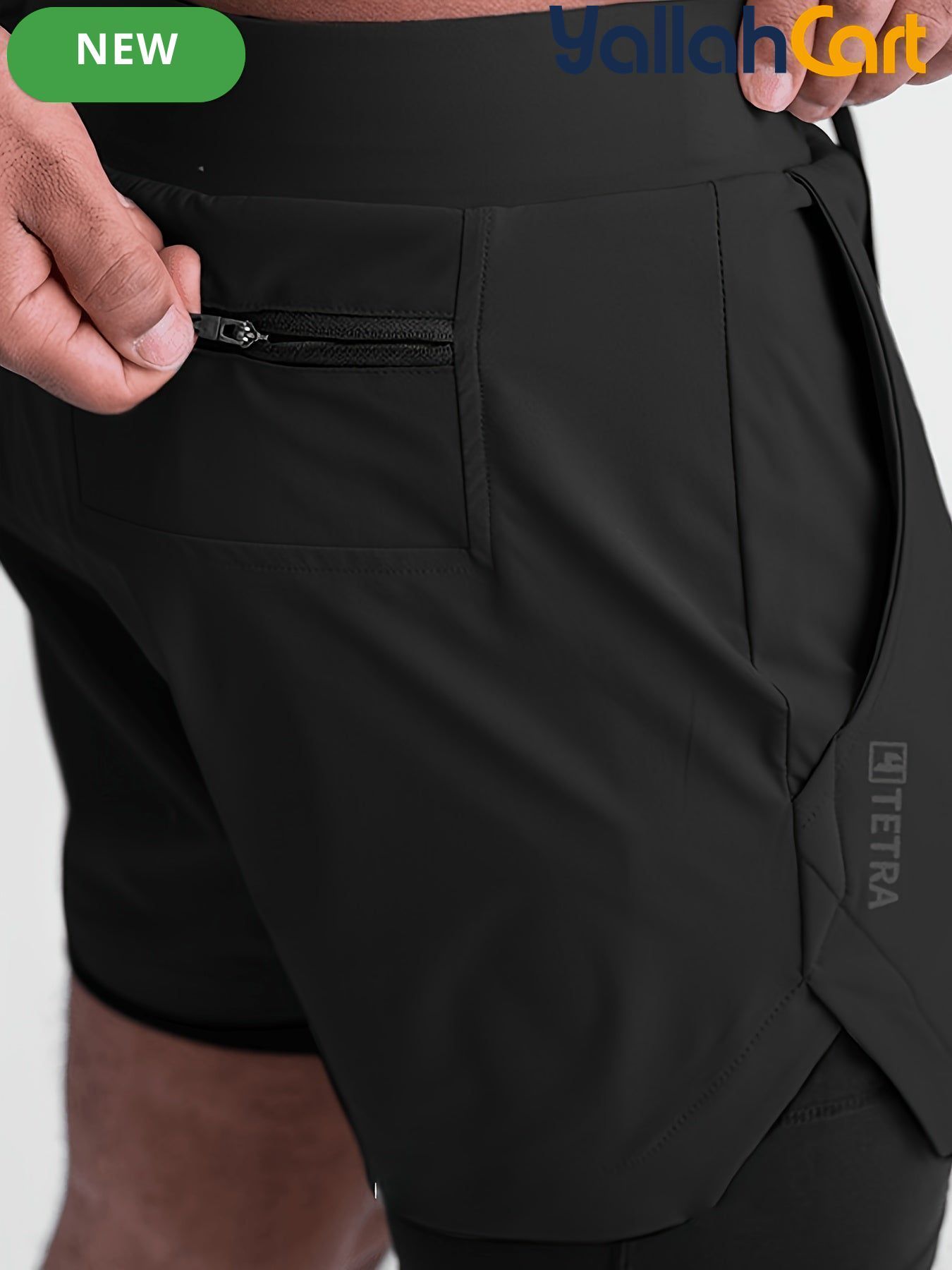 Men’s Quick-Dry Nylon Running Shorts – Lightweight Loose-Fit Athletic Shorts with Elastic Waistband