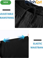 Men’s Quick-Dry Athletic Running Shorts – Breathable Tennis & Workout Shorts with Zipper Pockets