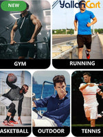 Men’s Quick-Dry Athletic Running Shorts – Breathable Tennis & Workout Shorts with Zipper Pockets