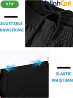 Men’s Quick-Dry Athletic Running Shorts – Breathable Tennis & Workout Shorts with Zipper Pockets