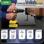 VORMIR VR BD21-80 20V Brushless Cordless Impact Drill (Yellow & Black) – 80Nm Torque, 13mm Metal Chuck & 4.0Ah Battery Kit