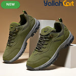 Men's Military Green Insulated Winter Boots for Outdoor Travel