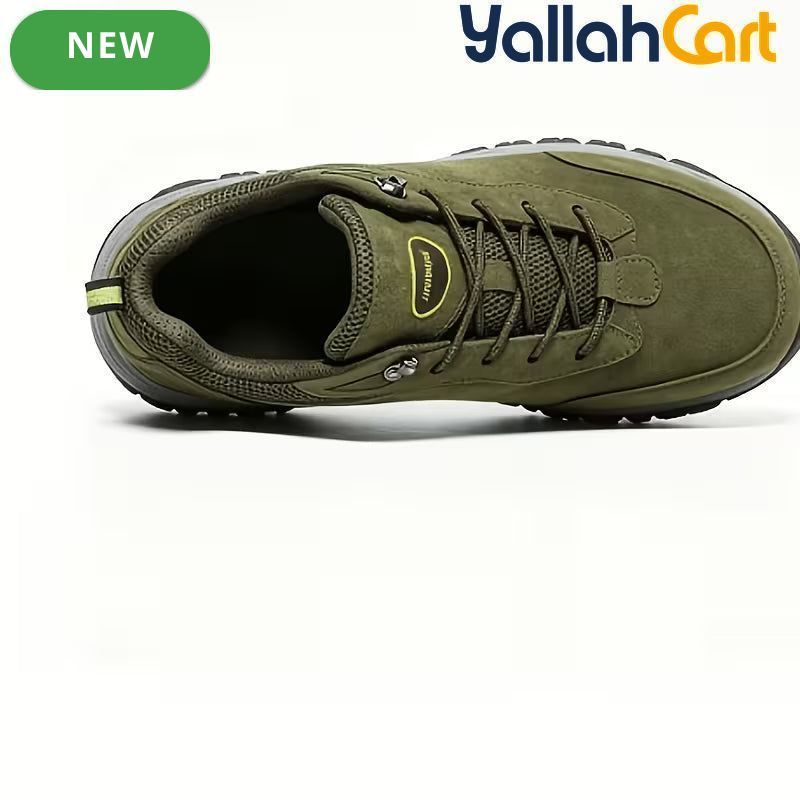 Men's Military Green Insulated Winter Boots for Outdoor Travel