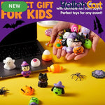 48-Piece Mixed Color Halloween Mochi Toys – Cute Silicone Sensory Squishy Stress Relief Toys for Party Favors & Gift Bags