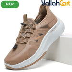 Men's All-Season Breathable Mesh Sneakers – Black, Grey & Camel