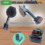 BONAI BN-CD0013 Cordless 88VF Tile Vibrator & Laying Machine (blue,black) – 80kg Suction, FM Gear Display & 4.0Ah Battery