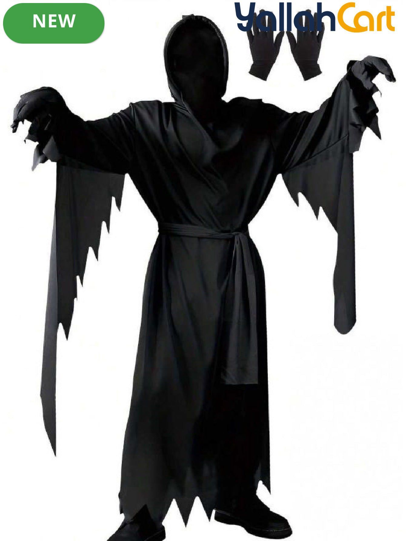 Adult Death Harvester Costume – Unisex Grim Reaper Jumpsuit Uniform for Halloween & Horror Events