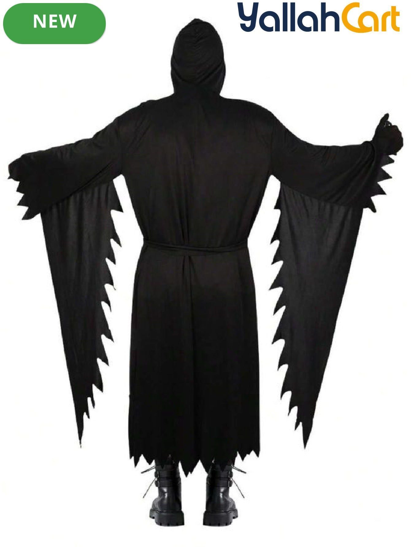 Adult Death Harvester Costume – Unisex Grim Reaper Jumpsuit Uniform for Halloween & Horror Events