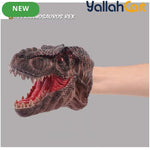 Realistic Dinosaur Hand Puppet – Soft Rubber Role Play Toy for Kids & Toddlers, Green Color