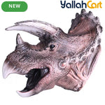 Realistic Dinosaur Hand Puppet – Soft Rubber Role Play Toy for Kids & Toddlers, Green Color