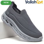 Men's Khaki Mesh Elastic Casual Sports Shoes