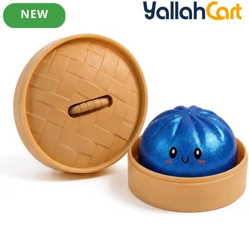 Blue Dumpling Foam Sensory Stress Ball – Soft Squishy Fidget Toy