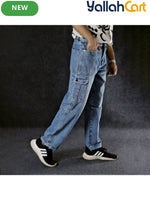 Men’s Loose-Fit Casual Cargo Jogger Pants – Youth Athletic Pants with Elastic Cuffs (Copy)