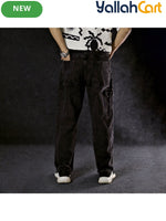 Men’s Loose-Fit Casual Cargo Jogger Pants – Youth Athletic Pants with Elastic Cuffs (Copy)
