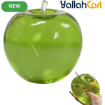 Green Real Touch Silicone Gel Apple Stress Ball – Slow-Rising Anxiety Relief & Aesthetic Desk Decor