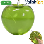 Green Real Touch Silicone Gel Apple Stress Ball – Slow-Rising Anxiety Relief & Aesthetic Desk Decor