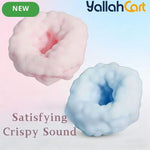 Mixed Color Ice Skin Shape Crunchy Stress Balls – 2pcs Moldable Squeeze & Sensory Fidget Toy Set