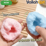 Mixed Color Ice Skin Shape Crunchy Stress Balls – 2pcs Moldable Squeeze & Sensory Fidget Toy Set