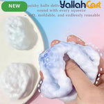 Mixed Color Ice Skin Shape Crunchy Stress Balls – 2pcs Moldable Squeeze & Sensory Fidget Toy Set