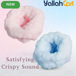 Mixed Color Ice Skin Shape Crunchy Stress Balls – 2pcs Moldable Squeeze & Sensory Fidget Toy Set