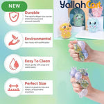Mixed Color 12-Piece Soft Bouncy Rabbit Stress Ball Set – Cute Sensory Pressure Relief Toys