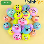 Multicolor Curiosities Smushers Dog Face Swap Stress Ball – Slow-Rise Sensory Fidget Toy for Anxiety Relief