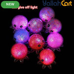 Mixed Color 12-Pack Cute Fidget Octopus Stress Balls – Large Rubber Sensory Toys for Anxiety Relief
