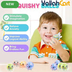 Mixed Color 12-Pack Cute Fidget Octopus Stress Balls – Large Rubber Sensory Toys for Anxiety Relief