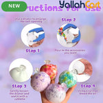 Mixed Color Stress Ball Making Kit – DIY Pressure Anxiety Relief Set with TPR Skins & Vacuum Tool