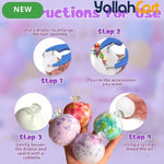 Mixed Color Stress Ball Making Kit – DIY Pressure Anxiety Relief Set with TPR Skins & Vacuum Tool