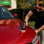 DH Scar Cordless Car Polisher & Buffer Machine (Black) – Rechargeable Dual Speed Electric Waxing & Polishing Tool