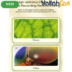 Portable Digital Microscope for Kids – 2-Inch IPS Screen & Anti-Slip Silicone Case