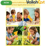 Portable Digital Microscope for Kids – 2-Inch IPS Screen & Anti-Slip Silicone Case